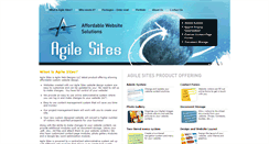 Desktop Screenshot of agilesites.agilewebdesigns.com
